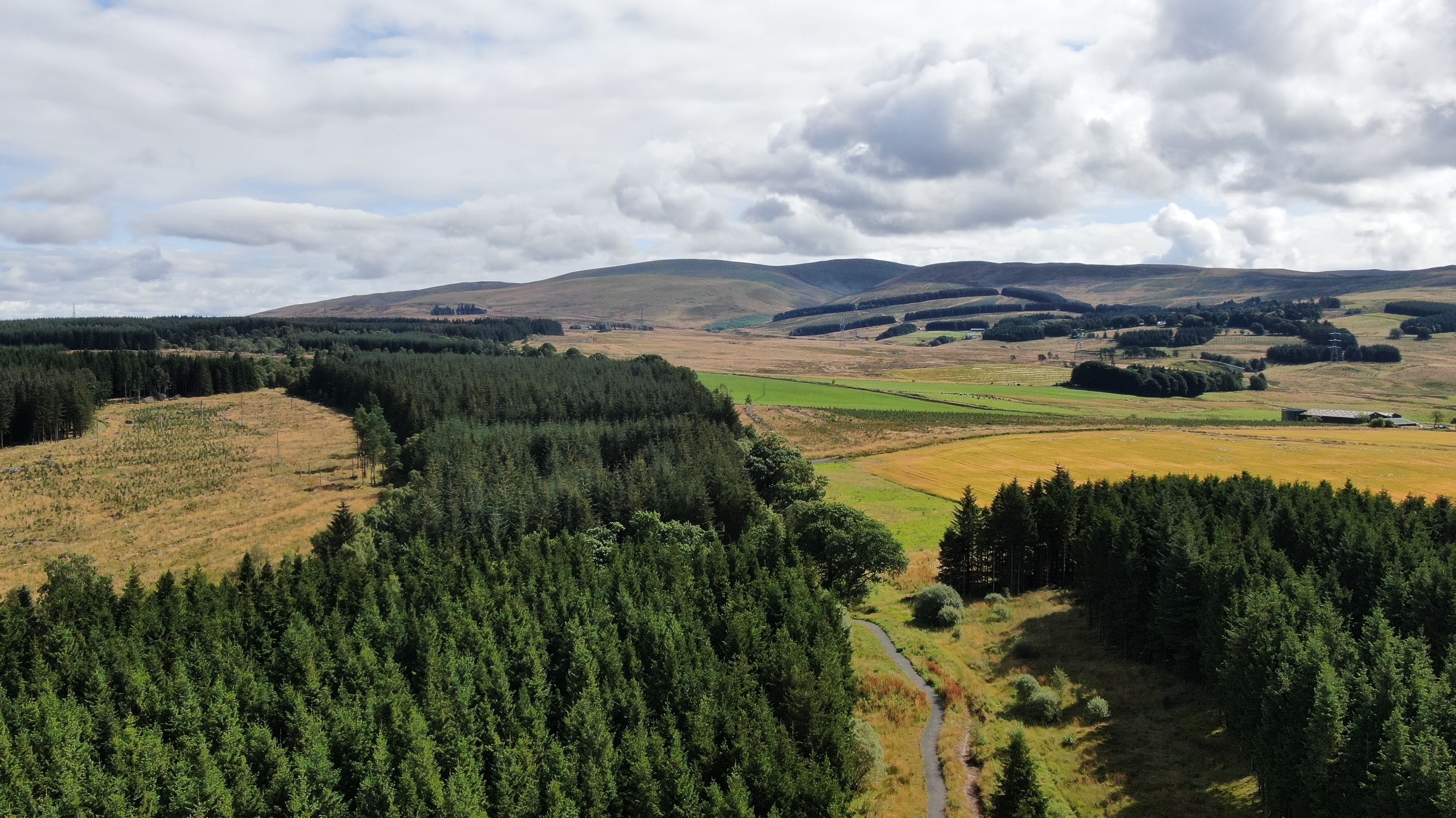View of Sheriffmuir from the south